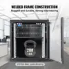 12U Wall Mount Network Cabinet, 15.5'' Deep Server Rack Cabinet Enclosure, 200 lbs Max. Ground-Mounted Load Capacity, with Locki 4