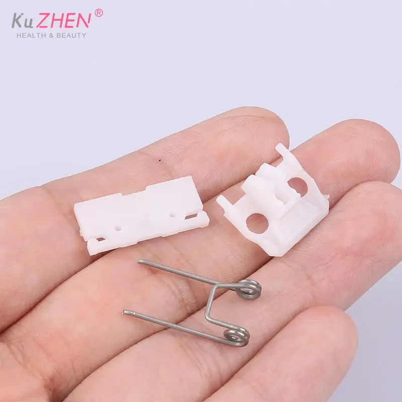 1Set Hair Clipper Swing Head Clipper Guide Block Replacement Parts With Tension Spring Accessories For 8081 hair clipper