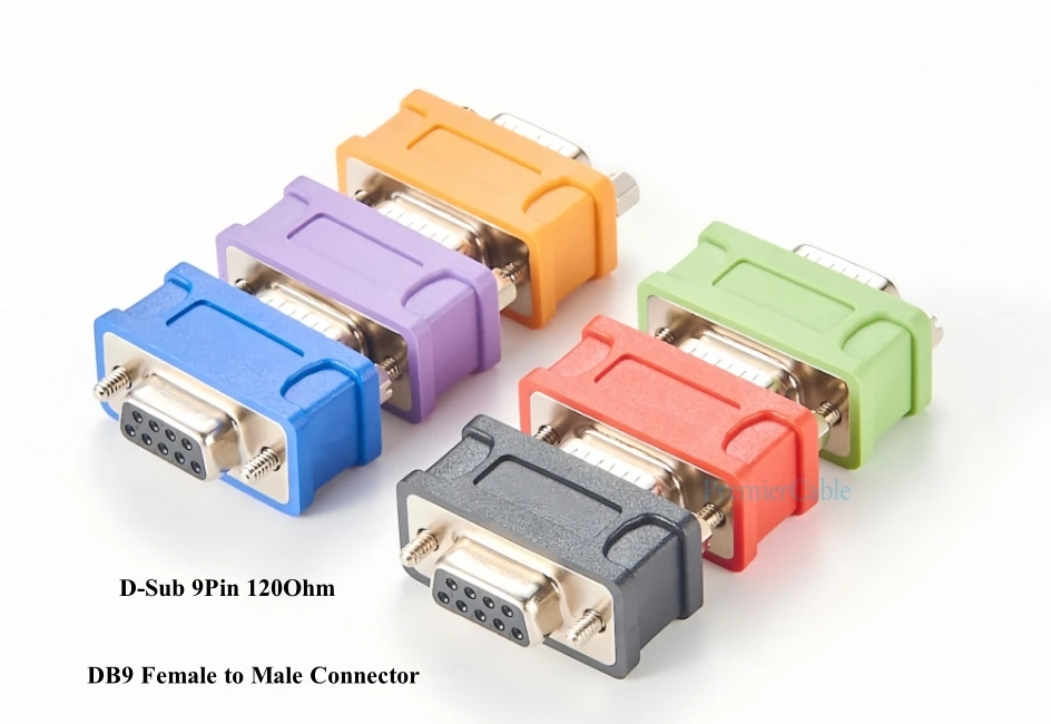 CAN Termination Adapter D-Sub 9Pin 120Ohm CAN Bus Terminal Widerstand DB9 Buchse auf Stecker CAN Terminator Widerstände – Detail 3