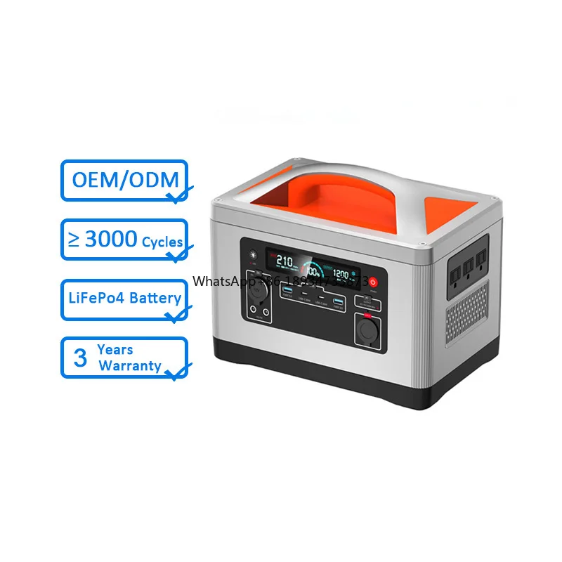 

Solar Generator 700W Guangdong Energy Storage Power Generator Portable Power Station For Camping Food Truck Explorer Phone