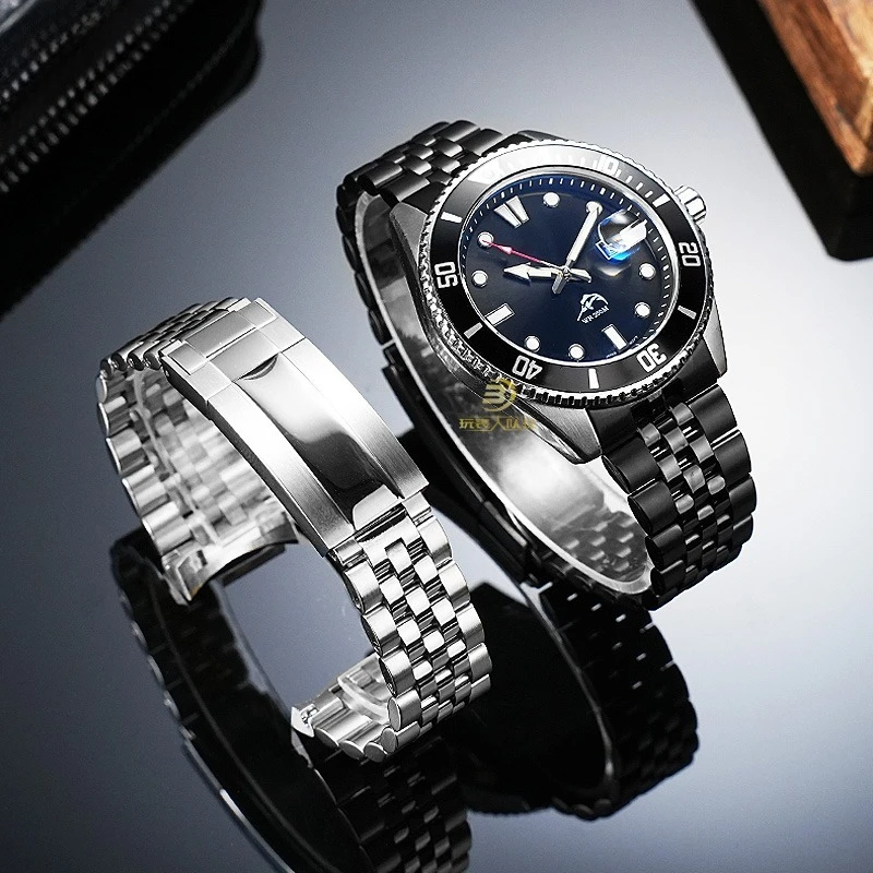 Volume 22mm 304L Steel Solid Curved End Screw Links With Oyster