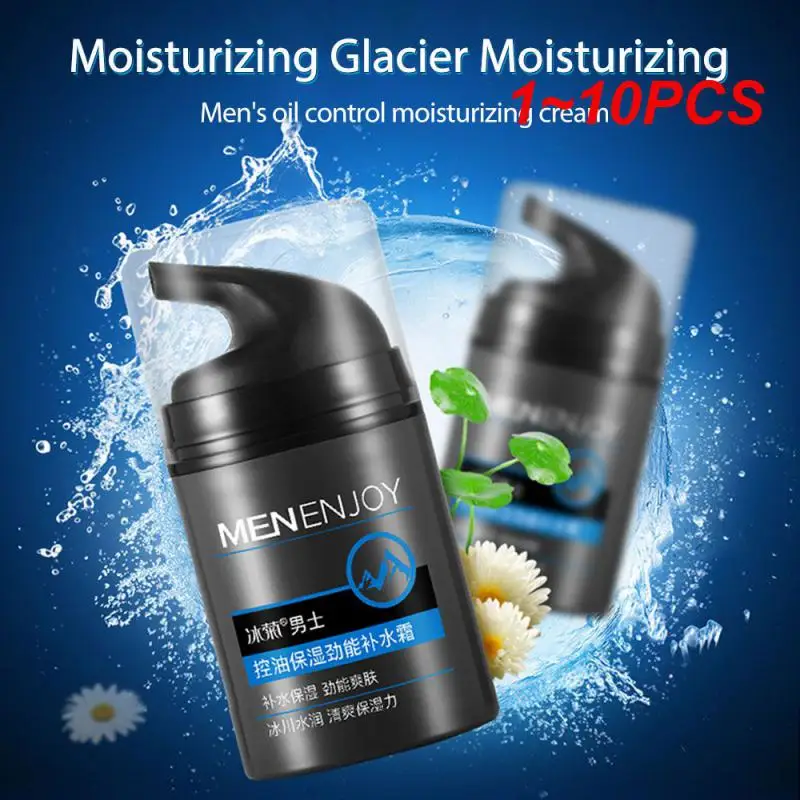 

1~10PCS Men's Skin Care Cream Face Lotion Moisturizing Oil Balance Brighten Pores 50g Men Cosmetics Facial Cream TSLM1