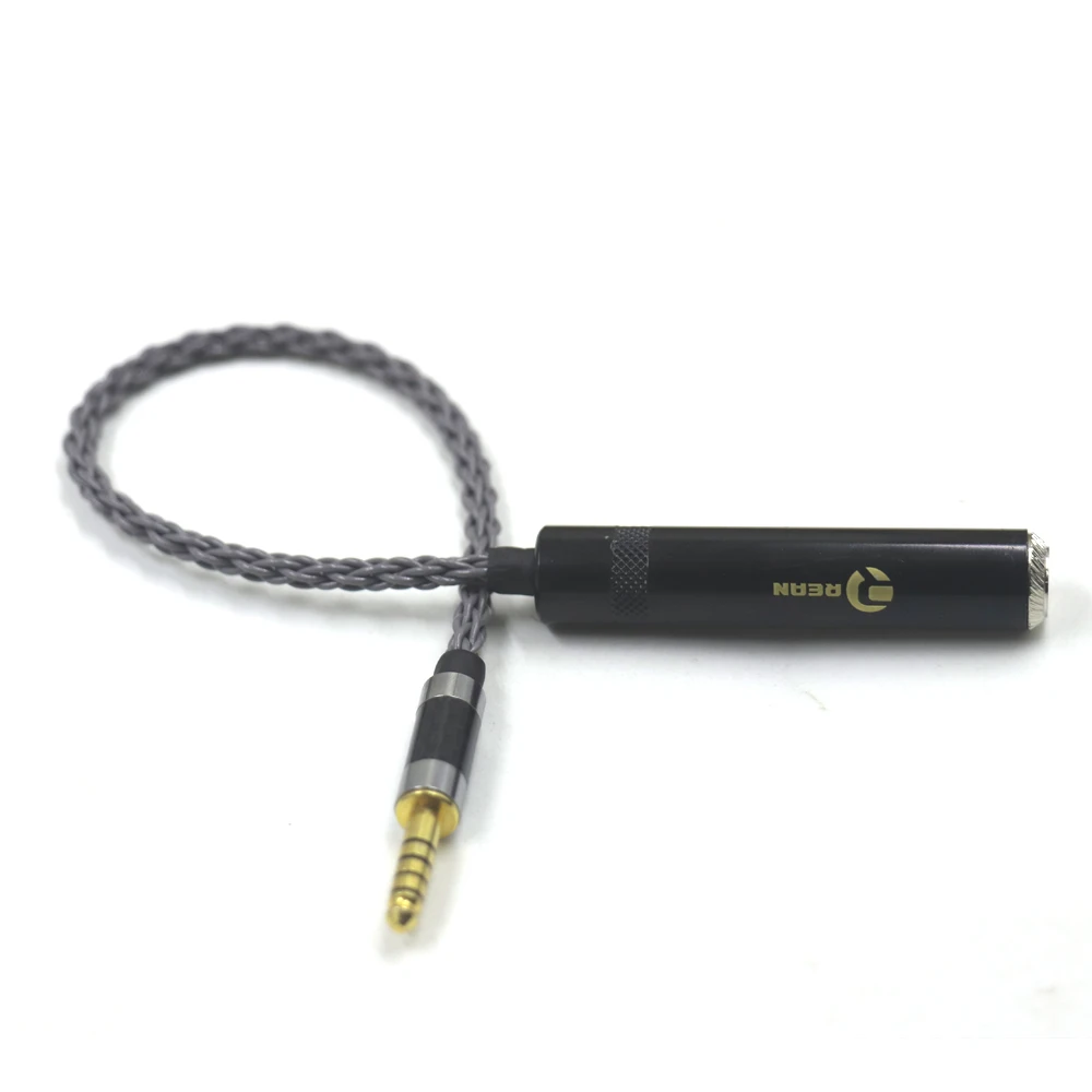

HIFI 4.4mm Balanced Male Headphone Adapter Audio Cable 4.4mm Male to 6.35mm Female