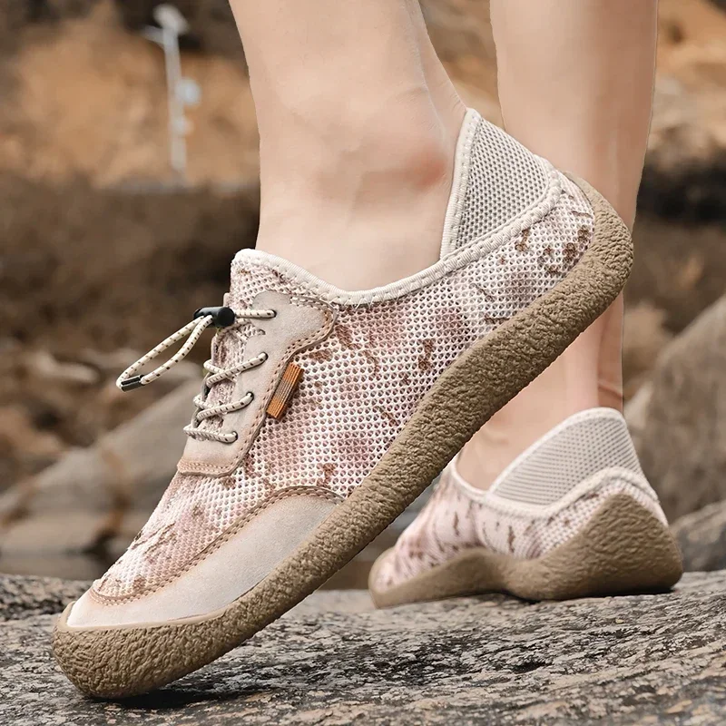Men's Outdoor River Tracing Shoes with Wide Toe Men's Hiking Shoes Minimalist Barefoot Design and Non Slip Zero Drop Rubber Sole 5
