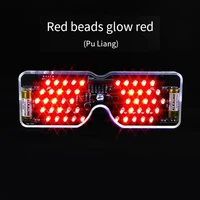 Light Up Glasses Soldering Practice Kit Sound Activated LED Eyeglasses DIY Electronics Kit For Learning Project 2