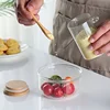 280ml Candy Jar, Biscuit Jar, Glass Storage Jar With Sealed Bamboo Lid And Spoon - 10oz Transparent Glass Bulk Food Storage Jar 2