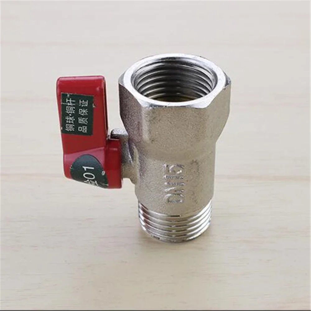 Full Copper Thickening Integrated Ball Valve Inner And Outer Teeth DN15 Copper Ball Core Valve 1/2 Switch