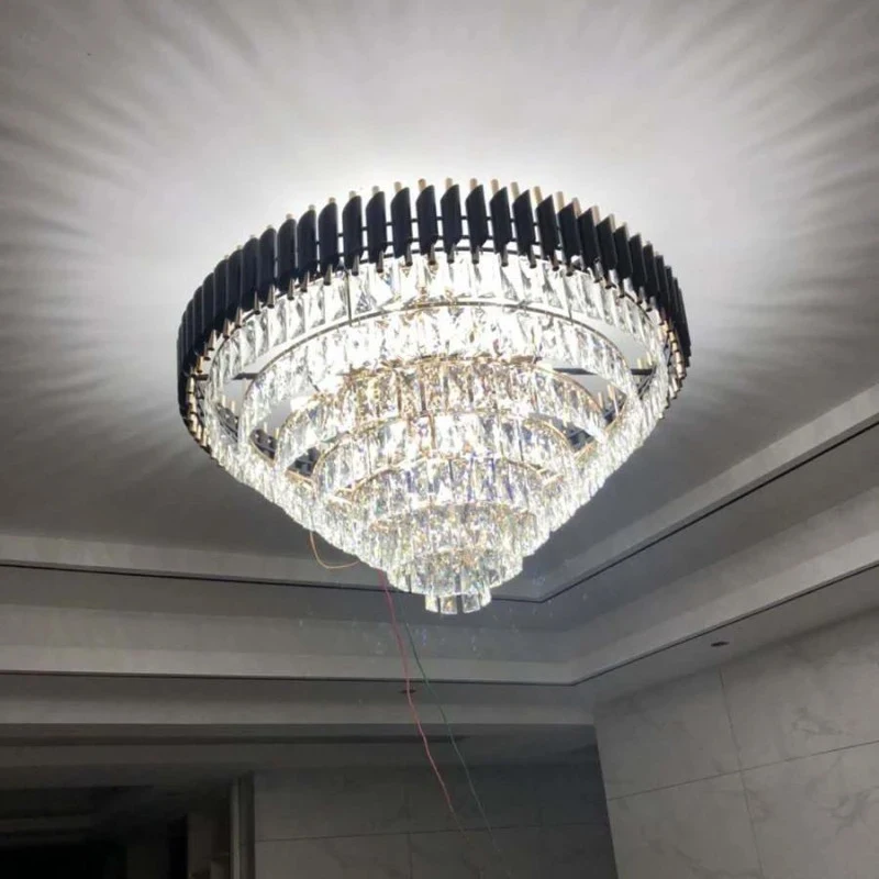 Crystal Chandelier Lighting Luxury Ceiling Modern Living Room Lights Lustre Indoor Bedroom Home Decor LED Hanging Pendant Lamp led chandelier ceiling chandelier led pendant light