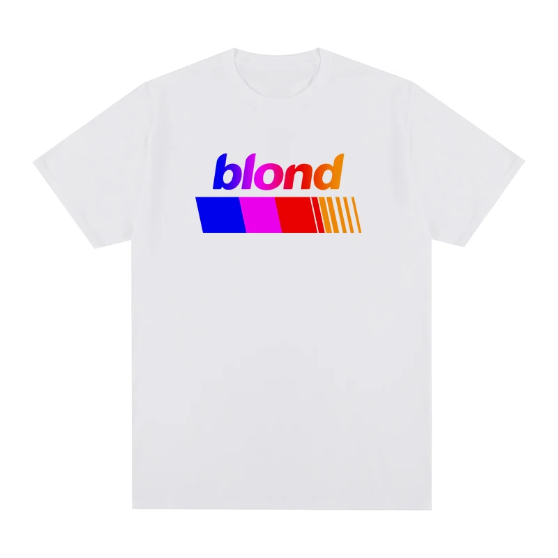 T-Shirt Hip Hop Bionda Bionda Frank Rapper Boys Non Cry Music Maglietta Da Uomo In Cotone Nuova Maglietta Da Donna Top
