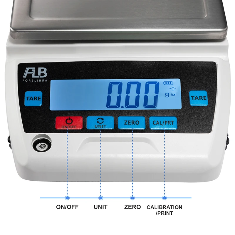Lab Scale .01g Precision Electronic Balance Industrial Shipping Weighing Counting Scale Scientific Jewelry Rang2-5kg