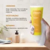 Turmeric Facial Cleanser Gentle Face Wash Foam Cleansing with Hyaluronic Acid for Smooth Milk Skincare Suitable for All Skin 2
