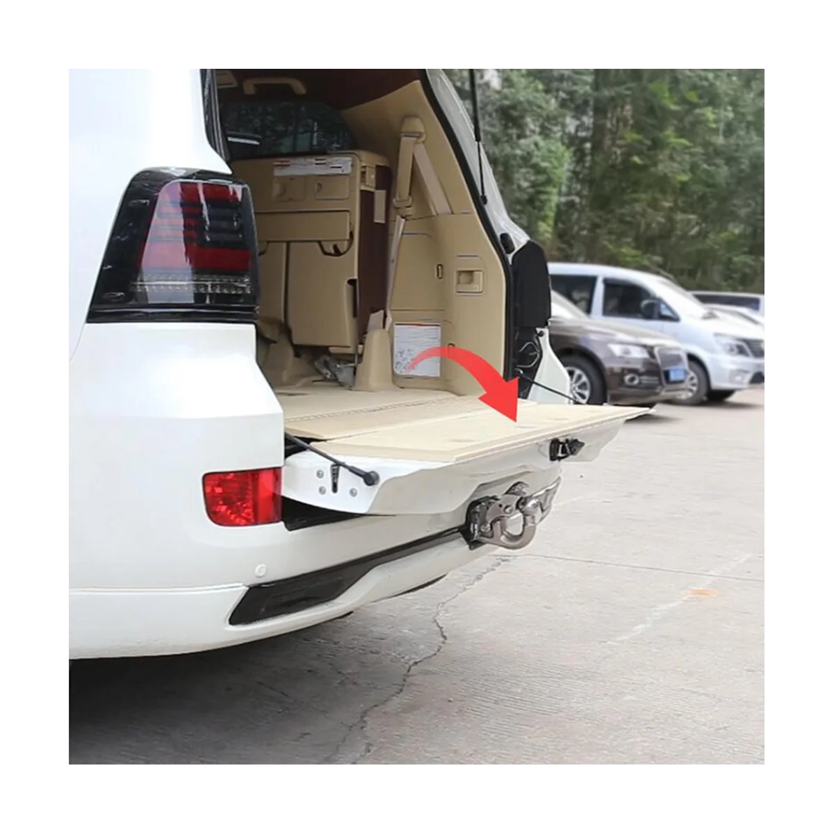 

Car Damper Trunk Spring Booster Buffer for Land Cruiser LC200 2008-2021 LX570 2015-2020