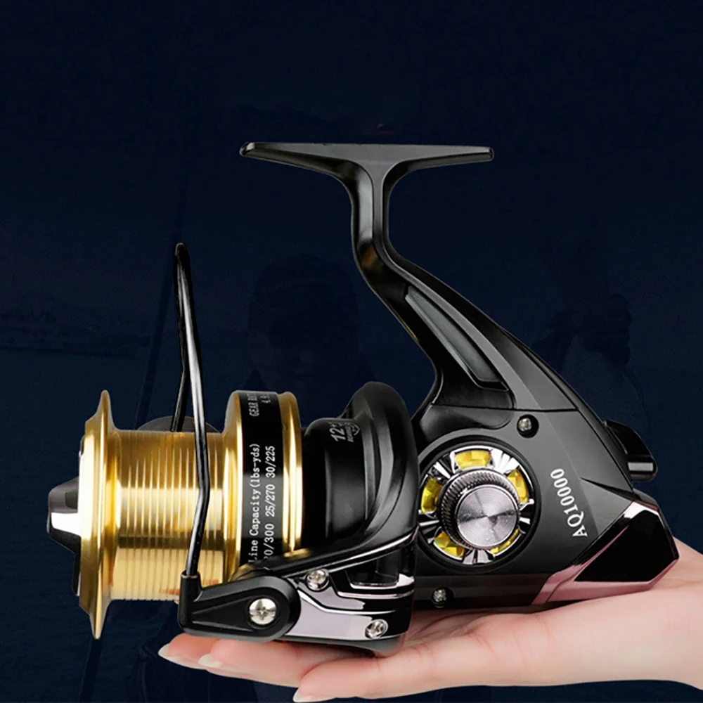

Spinning Wheel Carp Fishing Reel 4.9:1 Jigging Reels Max Drag 15KG Anti-corrosion Saltwater for Big Game Fishing Smooth Braking