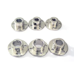 Multipurpose Rigid Flange Coupling Shaft Connector and Bearing Fittings Set - 6mm