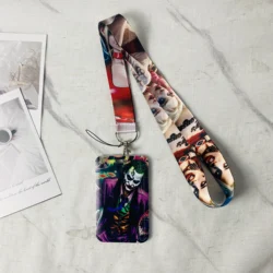 Anime - Themed Card Holder with Lanyard Keychain and ID Cover - Perfect Gift (DC - 4NC - 4)