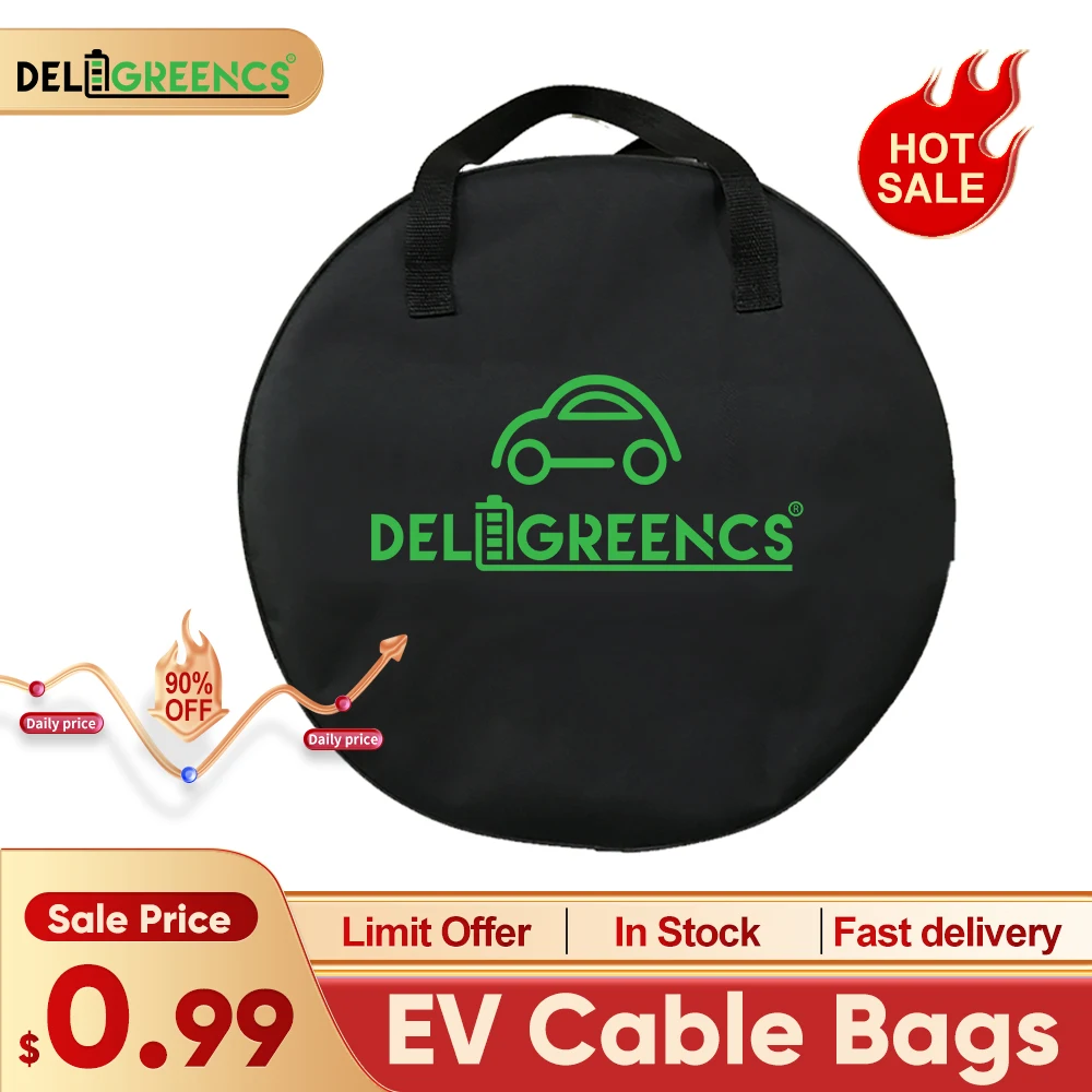 

NEW Charger Bag For Electric Car Vehicle EVSE Portable SAE J1772 Nissan Leaf EV Cable Charging Equipment Container Carrier bags