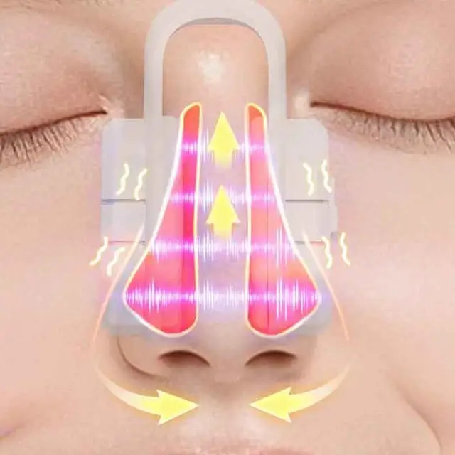 Compact EMS Nose Lifting Device Silicone Clip Vibration Therapy Nose Bridge Shaper Portable Facial Beauty Gadget 2