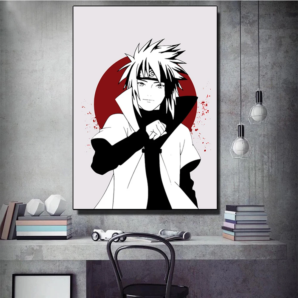 Canvas Painting Around Classic Anime HD Naruto Uchiha Sasuke Itachi Wall Art Poster Print Mural Picture