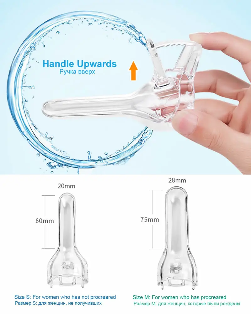 Vagina Speculum Vaginal Anus Expander Bdsm LED Lamp Expansion Dilator Inspection Sex Toy