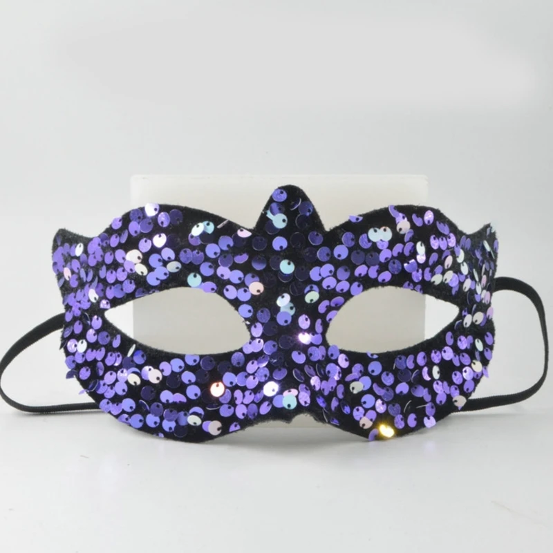 

Shiny Sequins Mask Halloween Party Mask Women Masquerade Mask Evening Prom Mask