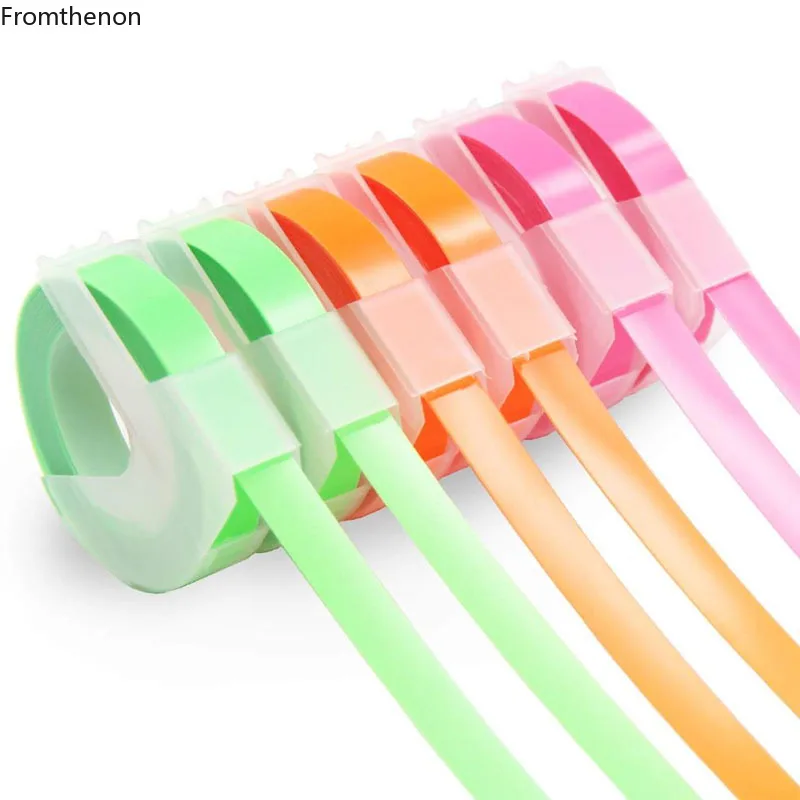 Color 9MM 6MM 12MM 3D Plastic Label 