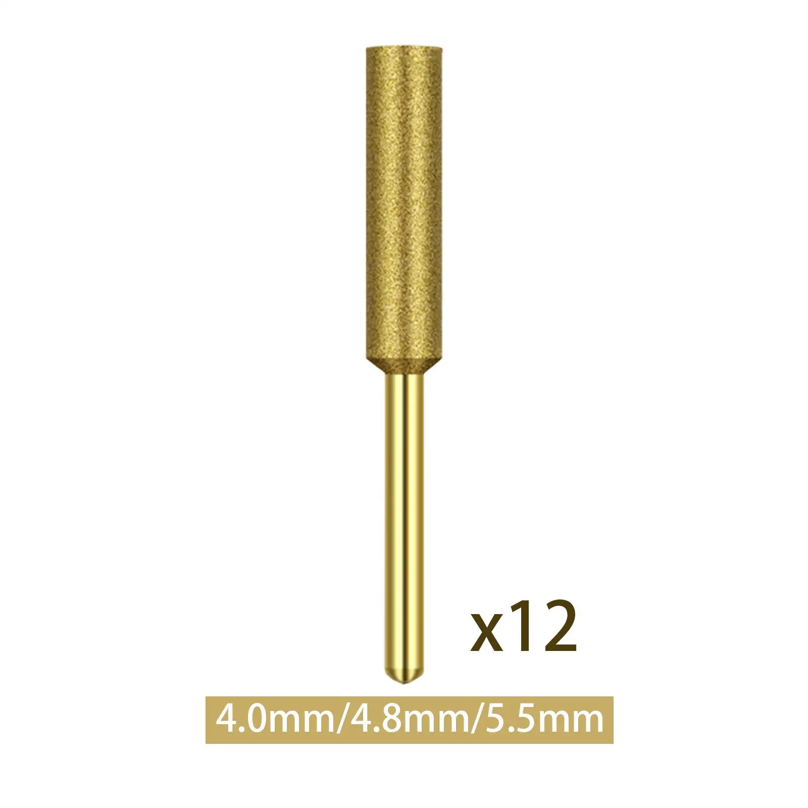 

12 Pieces Chainsaw Sharpener Bits Woodworking Tool Durable Grinder Chain Chain Sharpening for Stone Jewelry Chainsaw Accessories