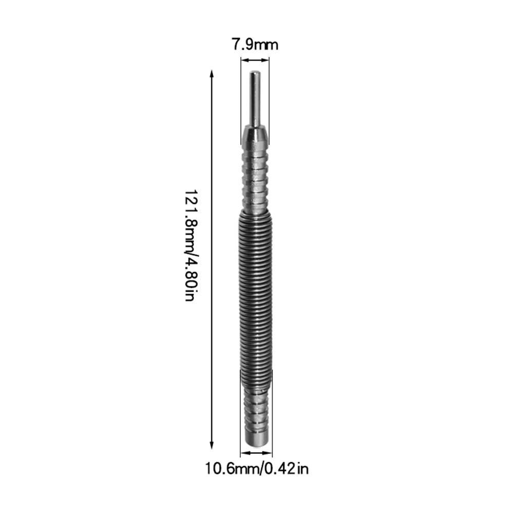 Woodworking Tool Manual Tools 1/2PCS Spring Center Punch Hammerless Dual Head Nail Setter 1/16 & 3/32 inch Spring Loaded Steel Nail Punch Door Hinge Pin