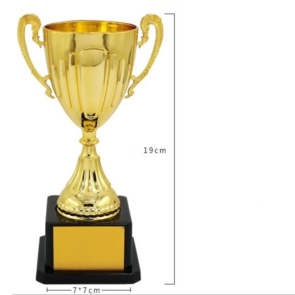 New Plastic Gold Trophy Awards Competition Soccer Craft Souvenirs Team Honor Trophy Model Small Prize Cup Children Award Prize
