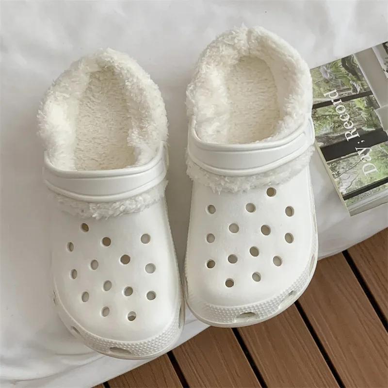 1 Pair Winter Warm Shoe Cover Inserts Replacement Fur Insoles Removable Soft Thickened Shoes Liners Plush Cover Accessories 3