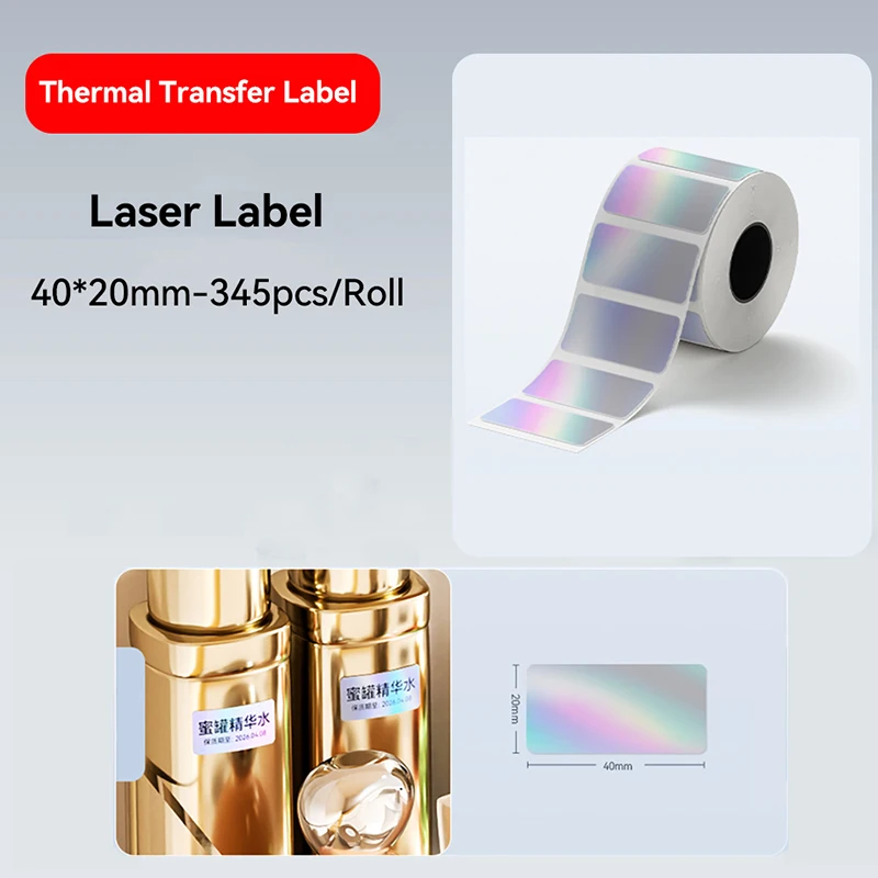 Durable Thermal Transfer Labels for Home and Office Use, 20-50mm Width
