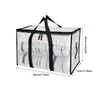 Thickened Non-Woven Fabric Blanket Organizer Quilt Storage Bag Blanket Storage Bags With Zipper Outdoor Luggage Bags For Travel 2