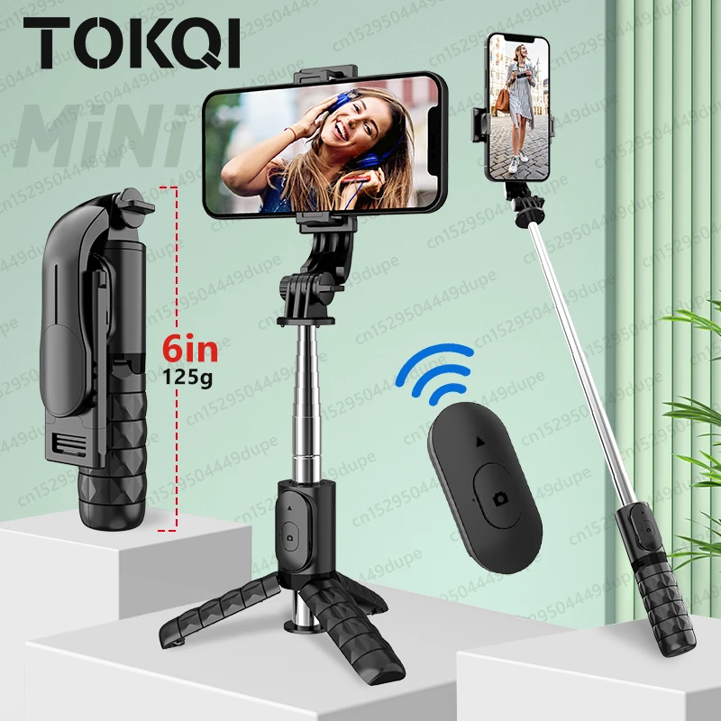 บลูทูธไร้สาย Selfie Stick Mini ขาตั้งกล้อง Monopod ชัตเตอร์ระยะไกล