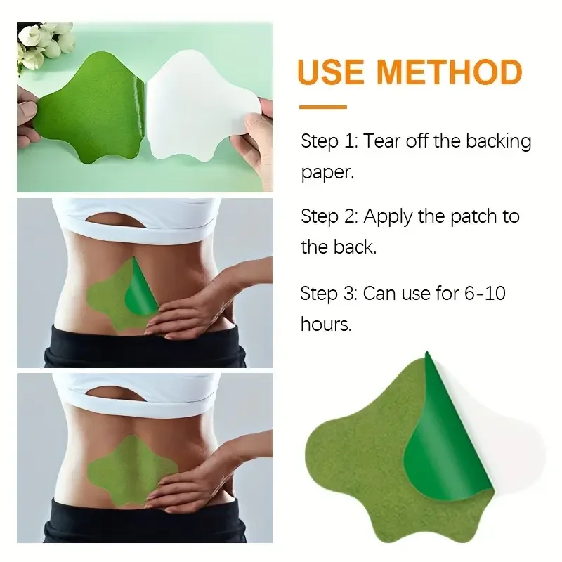 6/12/60/72PCS Lumbar Vertebra Patch Back Patch Soothing Knee Back Neck Shoulder Muscle Relaxation For Fitness Running & Yoga