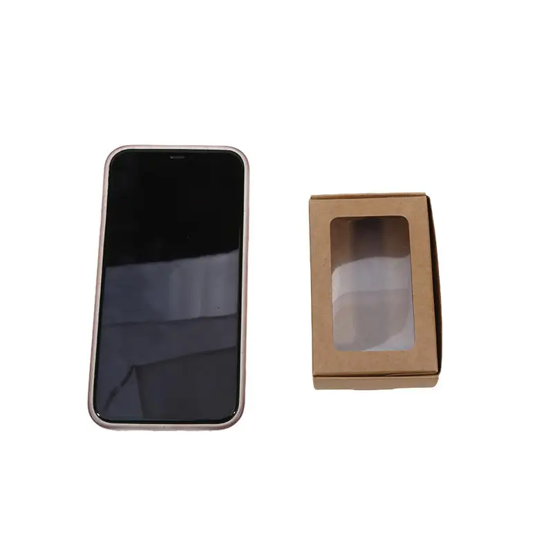 25Pcs Kraft Paper Boxes with Clear Window, Homemade Cookie and Candy Packaging Containe... - SKU KPBW1937 - UGI Packaging