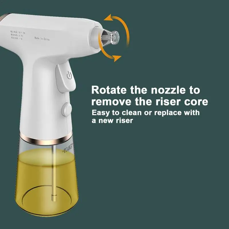 Electric Oil Sprayer Kitchen Utensils Oil Sprayer USB Charging BBQ Novelty Accessories Dispenser Glass Bottle Olive
