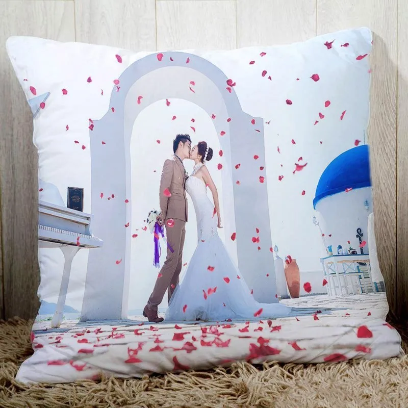 Custom Pillow case Personalized cozy pillowcase Printed Your Design picture text home decorative pillows Household Gifts 45x45cm 4