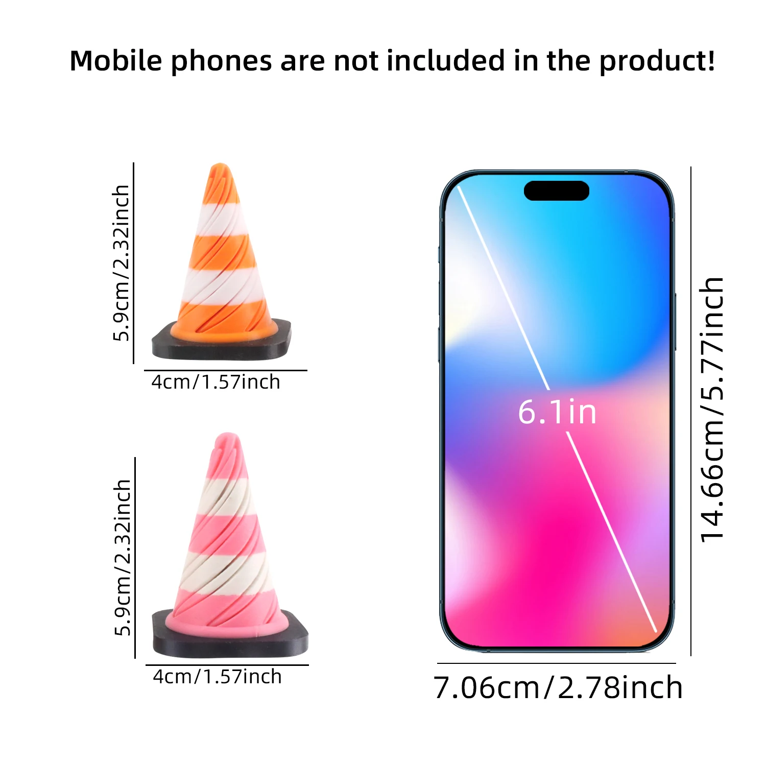 Fidget Toy 3D Printed Traffic Bucket Spiral Cone Simulated Obstacle Traffic Bucket Model