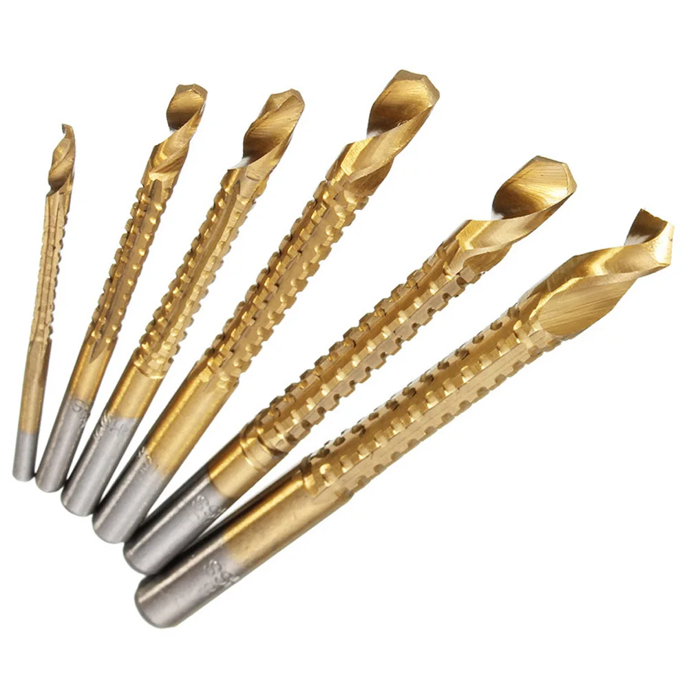 

6/3 Pcs Cobalt Drill Bit Set Spiral Screw Metric Composite Tap Drill Bit Tap Twist Drill Bit Set for Cutting Drilling Polishing