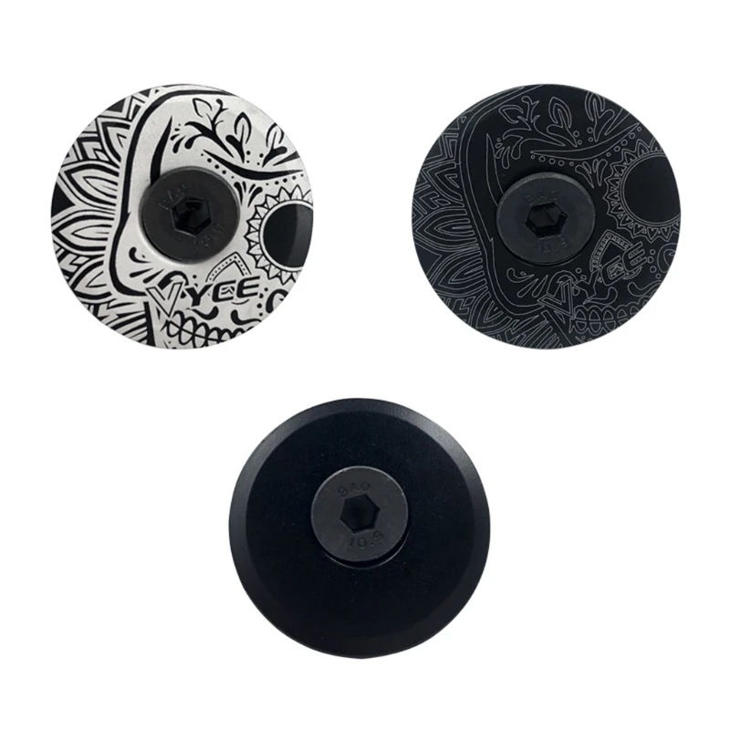 G92F Aluminum Alloy Top Stem Cover with Screw Bike Top Tube Cap Front Fork Stem Cover MTB Bikes Supplies