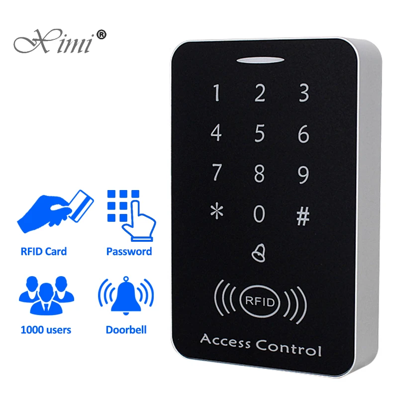 RFID Access Control System Intercom Device Machine Electronic Door Lock Smart Garage Gate Opener Electric Digital