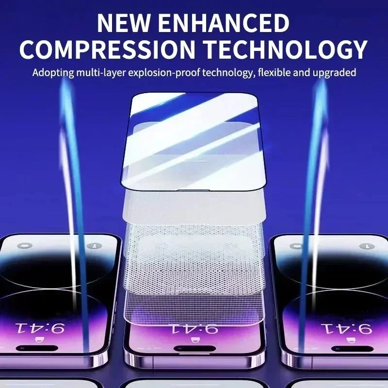 Premium HD Tempered Glass Screen Protectors - 3 Pack, Scratch-Proof and Dust-Free Installation