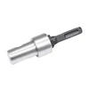 SDS-Plus to 1/2In Thread Garden Auger Drill Adapter Keyless Drill Chuck Adapter 4