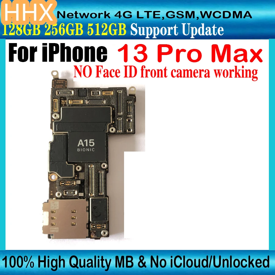 iPhone 13 Pro Max Motherboard with Face ID Logic Board for iPhone 13 / Pro / Max iphone motherboard,mobile motherboard,cell phone parts