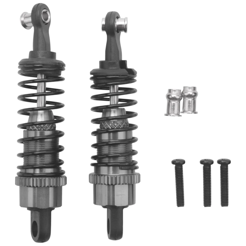 4Pcs 알루미늄 조립 댐퍼 교체 A949-55 1/18 RC 자동차 A959 A979 K929 A959-B A969-B A979B (회색)-PZZW