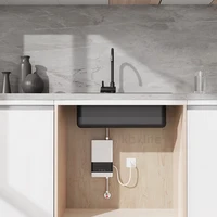 HOKitchen-Chauffe-eau électrique mural, chauffage instantané, affichage de la température LCD, télécommande, 110V, 220V 4