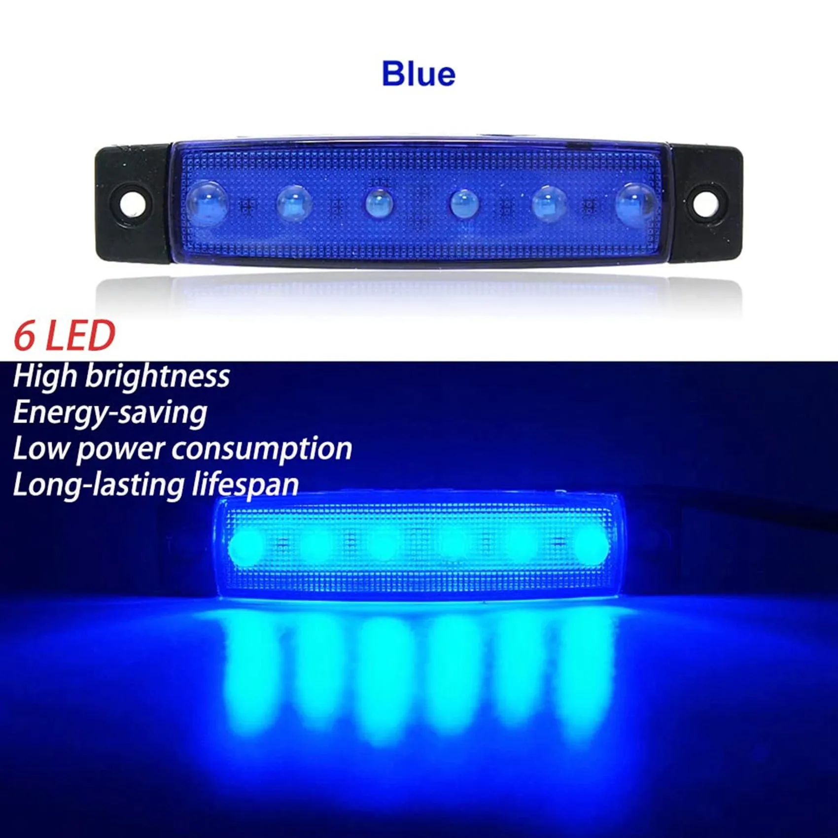 LED 보트 인테리어 조명, 해양 예복 조명 스트립, 갑판 트랜섬 조종석 내비게이션, 6 개