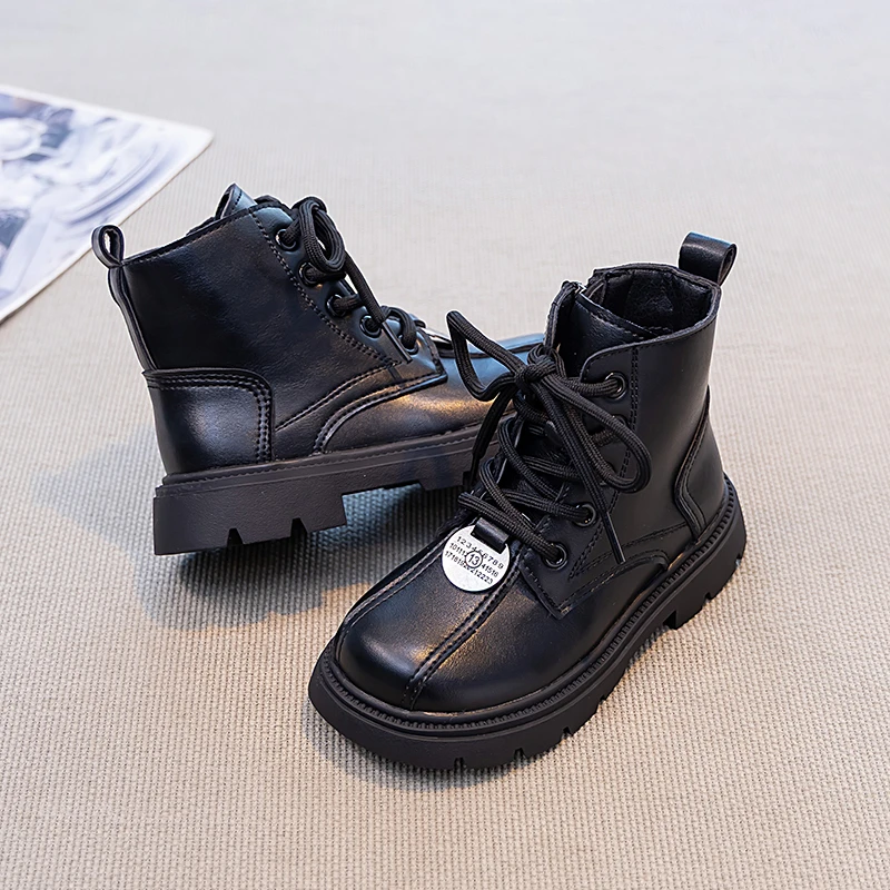 Girls Autumn Riding Boots Breathable Non Slip Kids School Boots