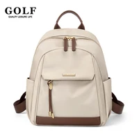 GOLF Small Backpack Apricot Women Black Waterproof Backpack Laptop Outdoor Female Oxford Fashion Commuter Bag Designer Luxury 1