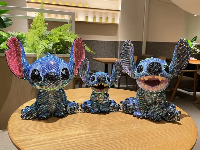 18/25cm Disney Stitch DIY Diamond Painting Piggy Bank Full Drill Embroidery  Desktop Home Decor Ornament