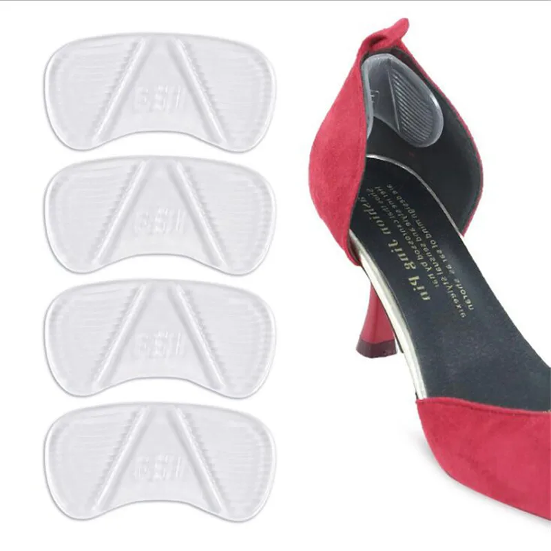 

2pcs Gel Insoles Shoes High Heel Pad Adjust Size Adhesive Heels Pads Liner Grips Protector Sticker Pain Relief Foot Care Insert